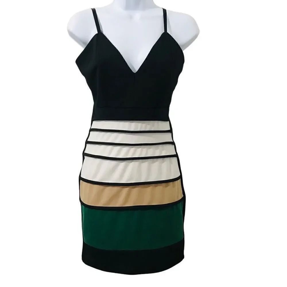 Privy black/white dress size S A333